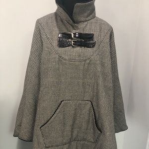 One of a Kind Unique Artisan Wool Cape